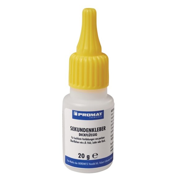 Sekundenkleber dickflüssig PROMAT CHEMICALS