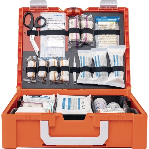 Söhngen Erste Hilfe Koffer metaBOX 145M B226xH346xT145ca.mm orange