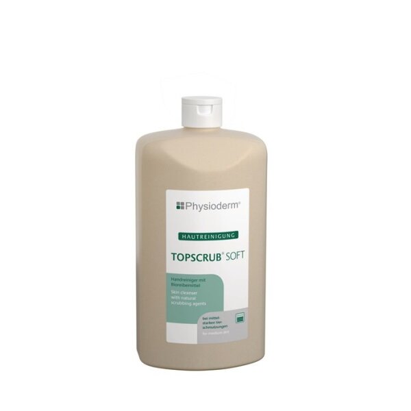 Physioderm Handreiniger TOPSCRUB® SOFT 500 ml mikroplastikfrei 500ml Hartflasche