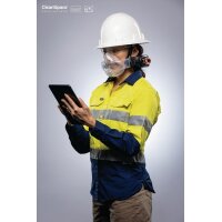 Cleanspace Halbmaske CST1034 mit Ausatemventil klein