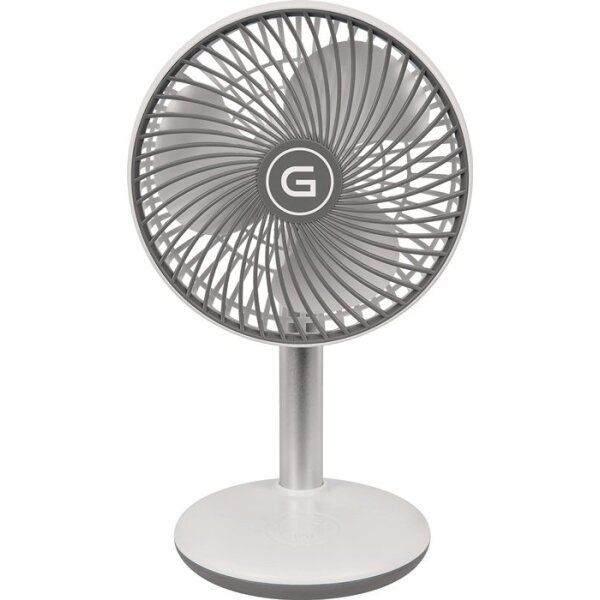 Gutfels Akku-Tischventilator VENTI 3010 R Ø 15 cm Höhe 288 mm 220-240 / 50 V / Hz weiss