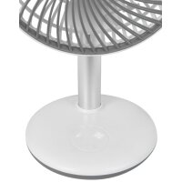 Gutfels Akku-Tischventilator VENTI 3010 R Ø 15 cm Höhe 288 mm 220-240 / 50 V / Hz weiss