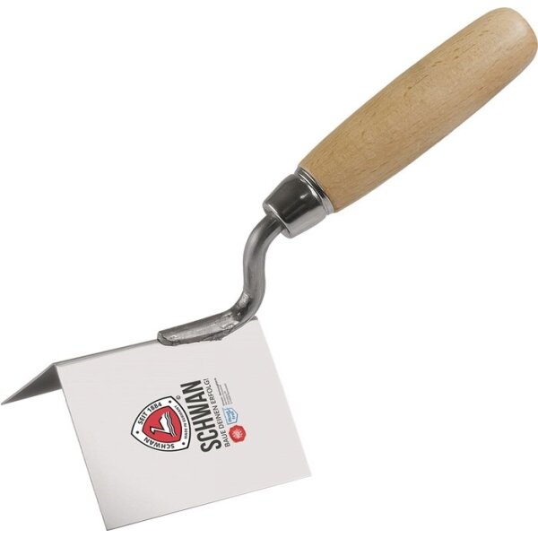 Schwan Außeneckenkellen Breite 60 mm rostfreier Stahl 90 °