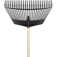 Flora Kombi-Laubrechen und -Gabel Arbeitsbreite 600 mm Zinkenlänge 140 mm 26 Zinken ohne Stiel