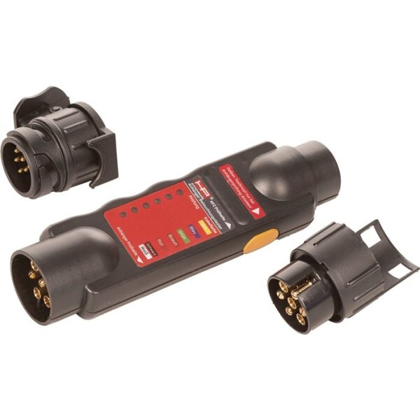 Hp autozubehör Anhänger-Beleuchtungstester Kunststoff Spannung 12 V 0,39 kg Schwarz 7/13-polig