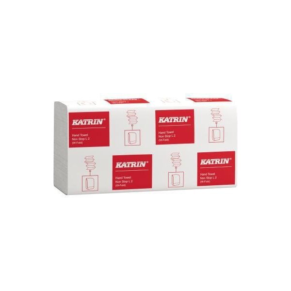 Katrin Papierhandtuch Katrin L2 20,3 x 32 cm (B x L) Papier weiß 25 x 120 Bl./Pack.