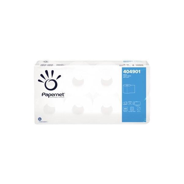 Papernet Toilettenpapier Papernet Special 3-lagig Deinktes Papier extra weiß 250 Bl./Rl. 8 Rl./Pack.
