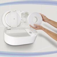Scott Toilettenpapier Scott® ControlT 2-lagig Fasern 100 % recycelt weiß 833 Bl./Rl. 12 Rl./Pack.