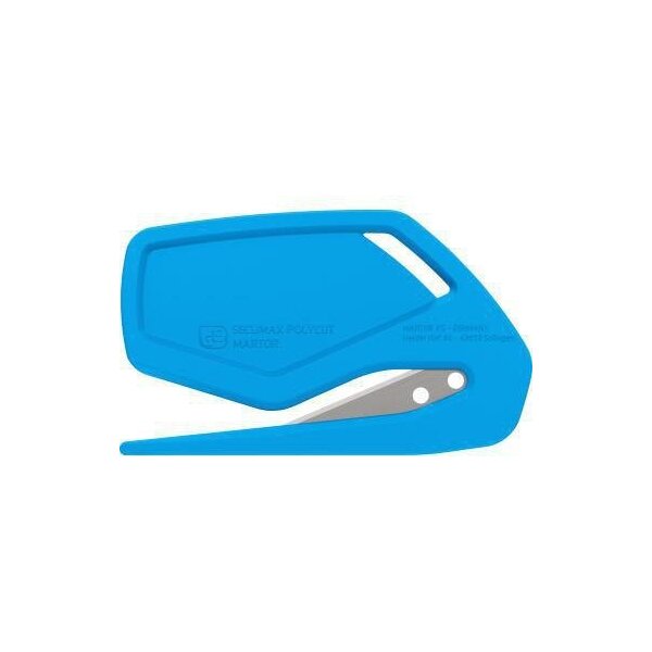 Martor Sicherheitsmesser MARTOR SECUMAX POLYCUT Mehrweg 3mm Stahl nicht rostfrei blau 10 St./Pack.