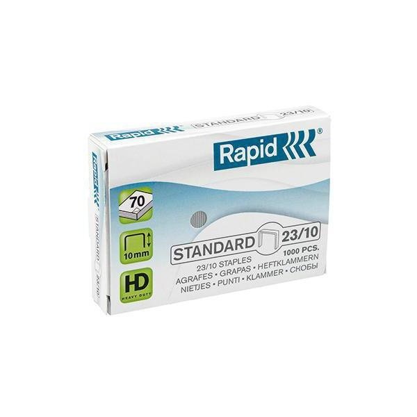Rapid Heftklammer Rapid Standard 23/10 Rapid Blockheftgeräte HD70 HD110 HD210 Stahl verzinkt 1.000 St./Pack.