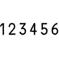Reiner Paginierstempel REINER Numeroteur B6 23 x 5 mm (B...