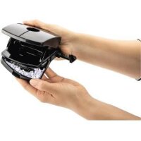 Novus Locher NOVUS B 220 re+new 8cm 20 Bl. (80 g/m²) mit Anschlagschiene schwarz