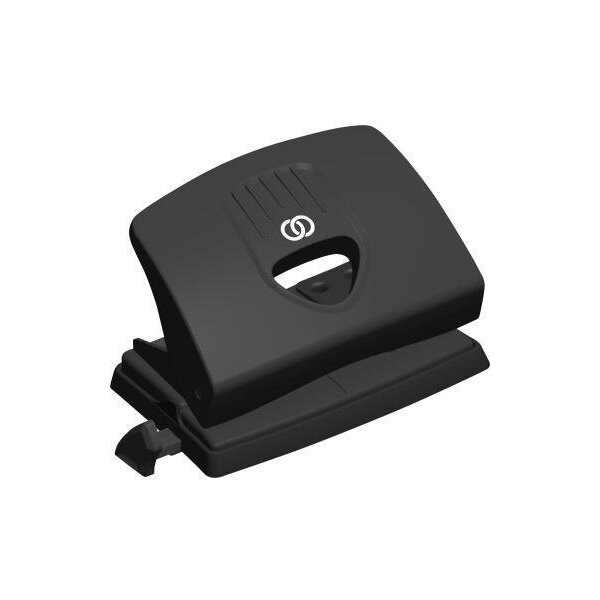 Soennecken Locher Soennecken oeco 8cm 20 Bl. (80 g/m²) mit Anschlagschiene schwarz