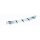 Alco Wandgarderobe ALCO 405 x 60 x 38 mm (B x H x L) 5 Haken Metall verchromt chrom