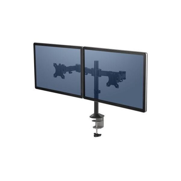 Fellowes Monitorschwenkarm Fellowes® Reflex 11,6 x 55 x 72,6 cm (B x H x T) 2 x 8kg Metall schwarz