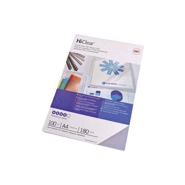 Gbc Deckblattfolie GBC® HiClear DIN A4 0,3mm PVC transparent 100 St./Pack.
