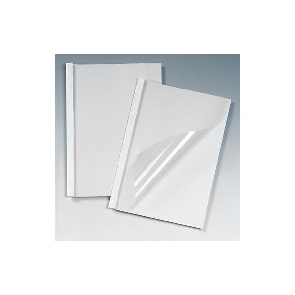 Gbc Thermobindemappe GBC® ThermaBind 8mm DIN A4 Karton weiß 100 St./Pack.