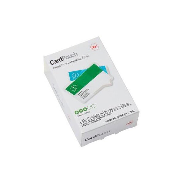 Gbc Laminierfolie GBC® CardTPouch 54 x 86 mm (B x H) 125µm glänzend 100 St./Pack.