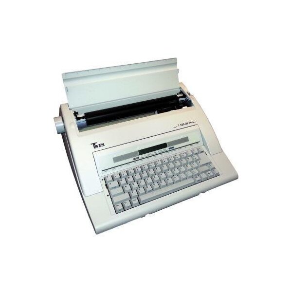 Twen Typenradschreibmaschine TWEN TWEN 180 DS Plus 41,2 x 11,7 x 37,5 cm (B x H x T) 12 Zeichen/s grau