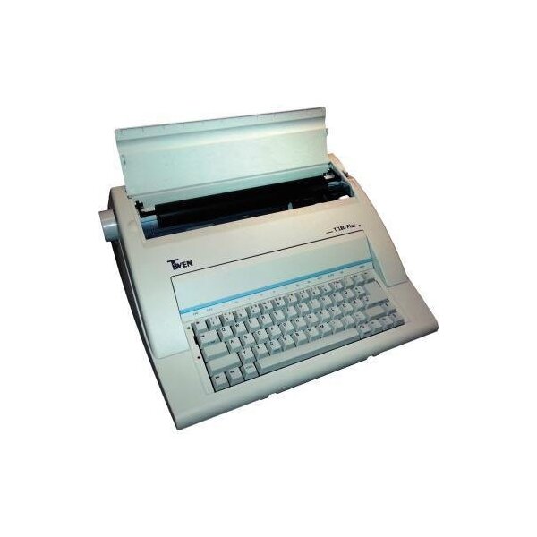 Twen Typenradschreibmaschine TWEN TWEN 180 Plus 41,2 x 11,7 x 37,5 cm (B x H x T) 12 Zeichen/s grau