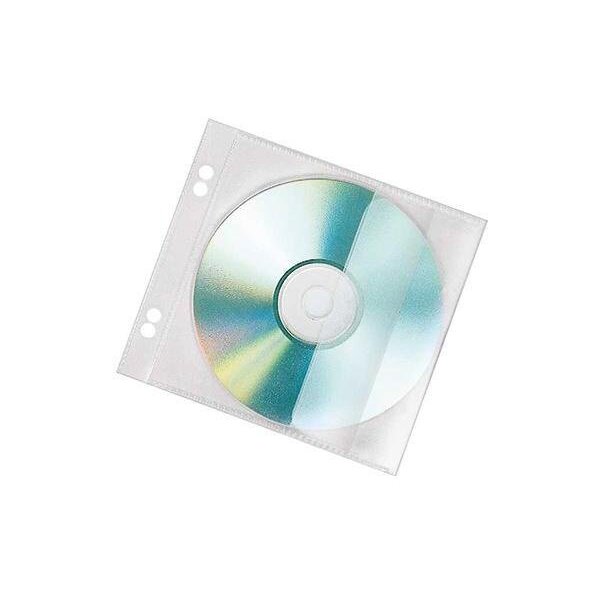 Veloflex CD/DVD Hülle Veloflex 12,8 x 20,3 cm (B x H) Polypropylen transparent 10 St./Pack.
