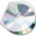 Veloflex CD/DVD Hülle Veloflex VELOBOX® 12,5 x 12,5 cm (B x H) Polypropylen transparent 10 St./Pack.