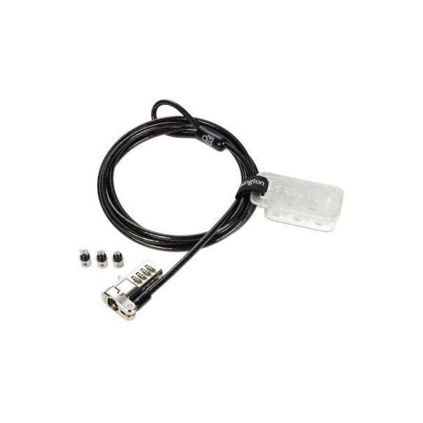 Kensington Notebookschloss Kensington 1,8m Zahlenschloss Carbonstahl