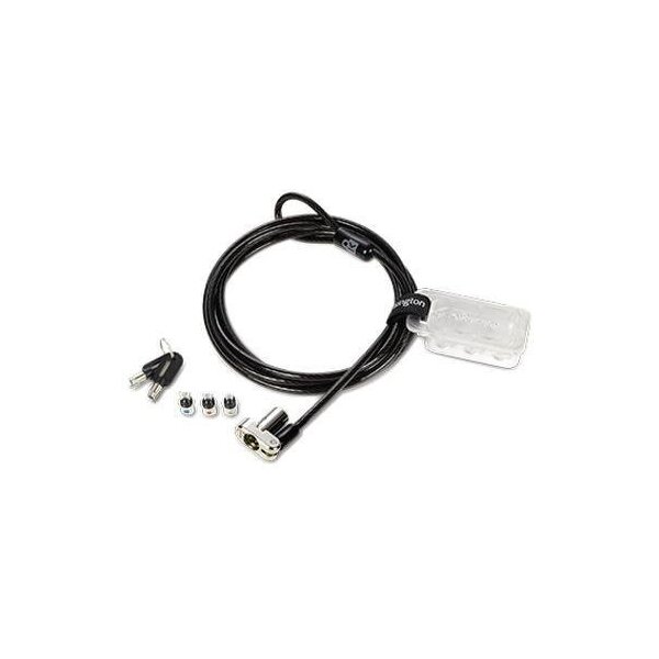 Kensington Notebookschloss Kensington 1,8m Zylinderschloss 2 Schlüssel Carbonstahl