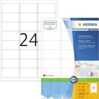 Herma Adressetikett HERMA PREMIUM 63,5 x 33,9 mm (B x H)...