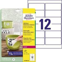 Avery zweckform Folienetikett Avery Zweckform 99,1 x 42,3...