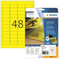 Herma Folienetikett HERMA 45,7 x 21,2 mm (B x H) gelb...
