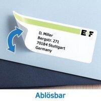 Herma Haftetikett HERMA 63,5 x 46,6 mm (B x H) wieder...