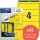 Avery zweckform Ordnerrückenetikett Avery Zweckform ultragrip breit/kurz 61 x 192 mm (B x H) selbstklebend ohne Griffloch gelb 400 Etik./Pack.