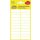 Avery zweckform Universaletikett Avery Zweckform 32 x 10 mm (B x H) nicht wieder ablösbar Papier weiß 132 Etik./Pack.