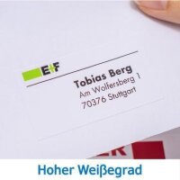 Herma Universaletikett HERMA PREMIUM 105 x 37 mm (B x H) nicht wieder ablösbar Papier weiß 3.200 Etik./Pack.