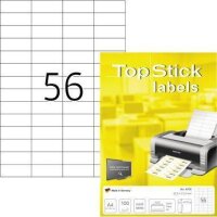 Without brand Universaletikett TopStick 52,5 x 21,2 mm (B...