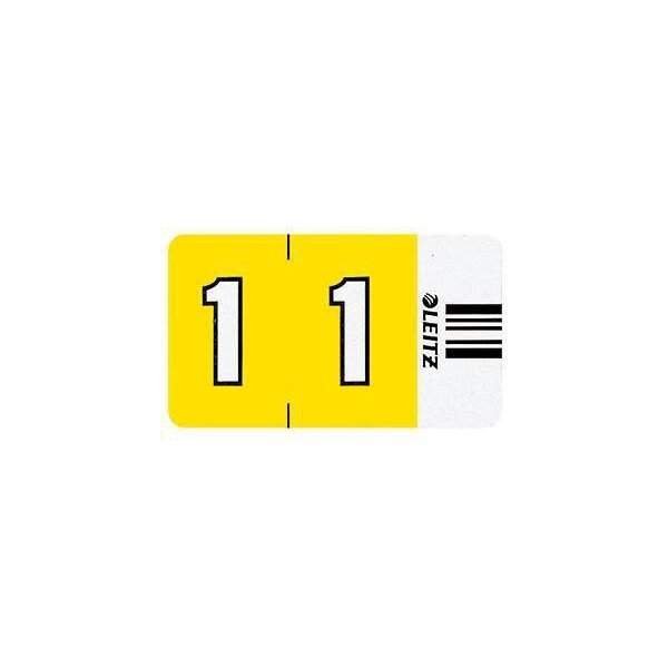 Leitz Ziffernsignal Leitz Orgacolor® Leitz Orgacolor® Registratursystem selbstklebend Papier gelb 1