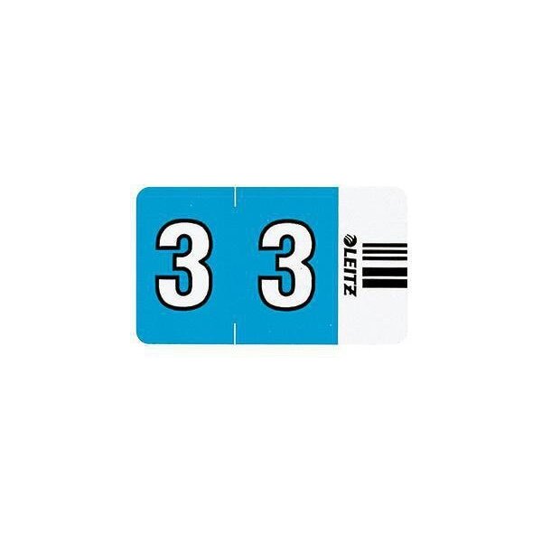 Leitz Ziffernsignal Leitz Orgacolor® Leitz Orgacolor® Registratursystem selbstklebend Papier hellblau 3