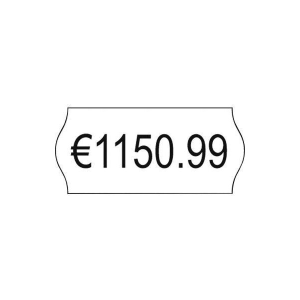 Avery zweckform Auszeichnungsetikett Avery Zweckform 26 x 12 mm (B x H) Papier weiß 1.500 Etik./Rl. 15.000 Etik./Pack.