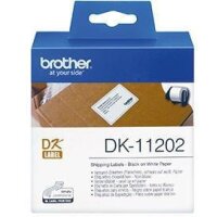 Brother Versandetikett Brother 62 x 100 mm (B x H) Papier...