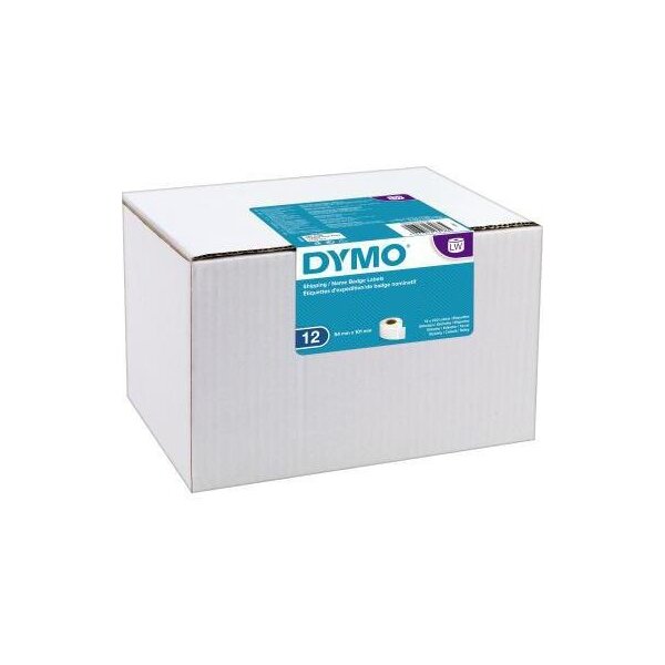 Dymo Versandetikett DYMO® Original 54 x 101 mm (B x H) Papier weiß 220 Etik./Rl. 12 Rl.