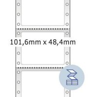 Herma Endlosetikett HERMA 101,6 x 48,4 mm (B x H) nicht...