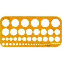Rumold Zeichenschablone RUMOLD 26 x 13 cm (B x H)...