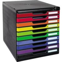 Exacompta Schubladenbox Exacompta MODULO 10 Schubladen...