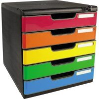 Exacompta Schubladenbox Exacompta MODULO 5 Schubladen DIN...