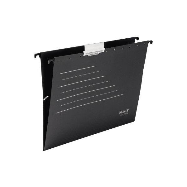 Leitz Hängemappe Leitz ALPHA® Recycle DIN A4 275g/m² Karton 100 % recycelt schwarz