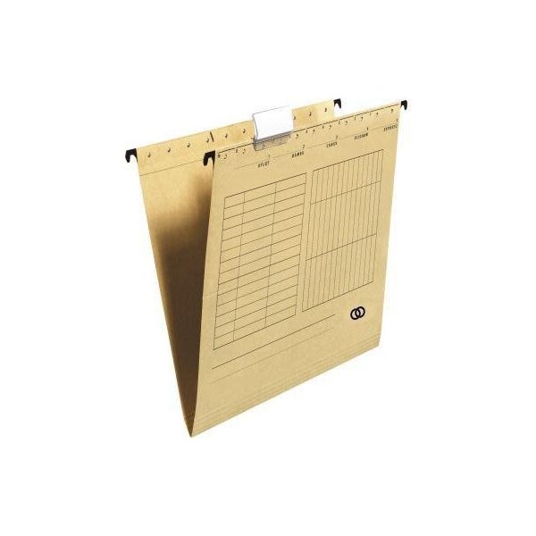 Soennecken Hängemappe Soennecken oeco DIN A4 230g/m² Manilakarton recycelt naturbraun 25 St./Pack.
