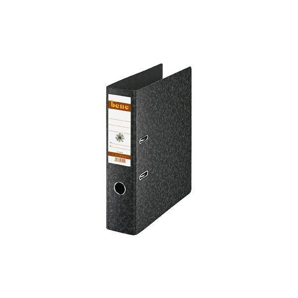 Bene Ordner Bene Standard 80mm DIN A4 Werkstoff: Hartpappe schwarz schwarz
