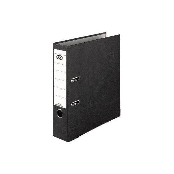 Soennecken Ordner Soennecken oeco 80mm DIN A4 Werkstoff: Graupappe 100 % recycelt Material der Kaschierung außen: Papier 100 % recycelt schwarz 10 St./Pack.