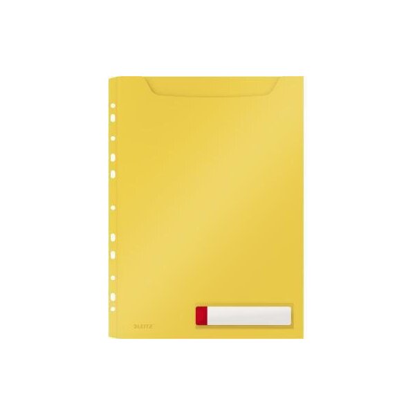 Leitz Prospekthülle Leitz Cosy Privacy DIN A4 0,20mm oben offen Polypropylen gelb 3 St./Pack.